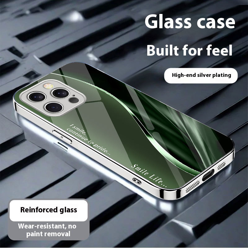 ينطبق على iPhone 16 Mobile Phone Case 15 New Model 14 Smart Apple 13 Line Pro Plating Silver 12 anti fall ينطبق على iPhone 16 Mobile Phone Case 15 New Model 14 Smart Apple 13 Line Pro Plating Silver 12 anti fall