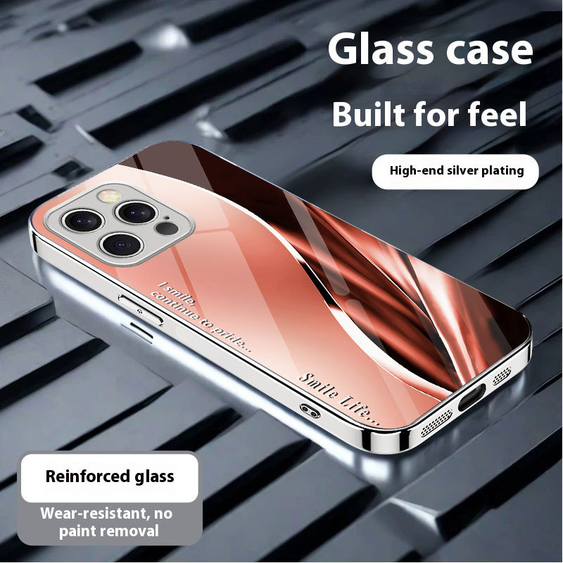 ينطبق على iPhone 16 Mobile Phone Case 15 New Model 14 Smart Apple 13 Line Pro Plating Silver 12 anti fall ينطبق على iPhone 16 Mobile Phone Case 15 New Model 14 Smart Apple 13 Line Pro Plating Silver 12 anti fall
