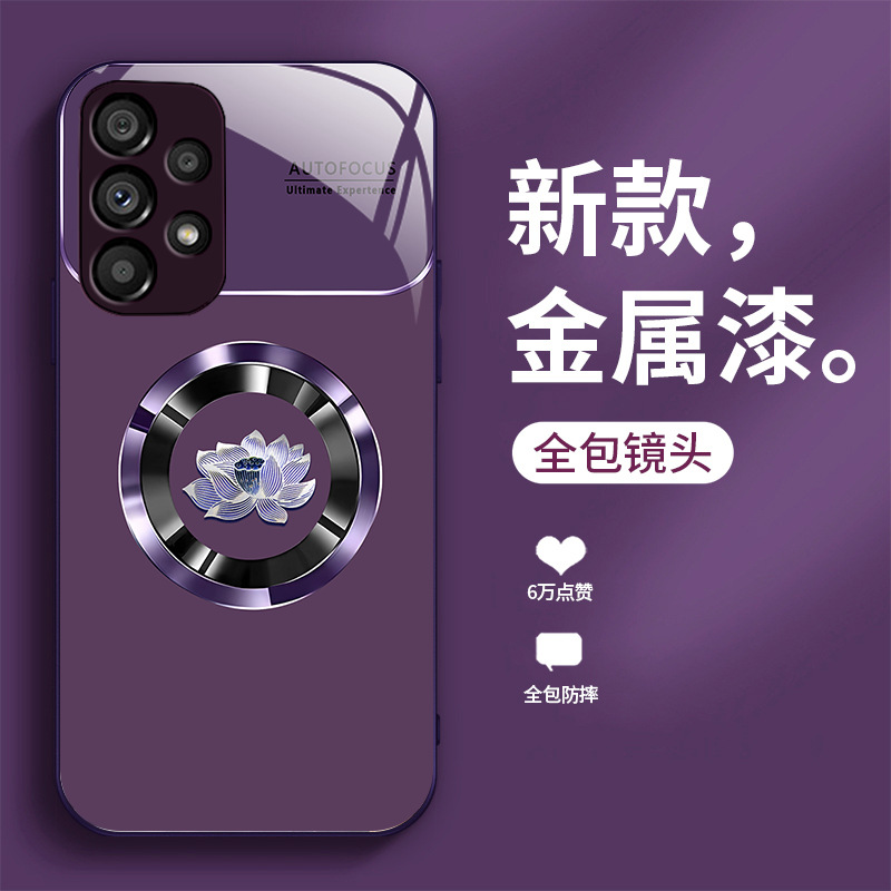 مناسبة لـ Samsung S23 Ultra Metal Liquid S21 Ring Lotus S10E Advanced Anti Fall S20 Aliexpress مناسبة لـ Samsung S23 Ultra Metal Liquid S21 Ring Lotus S10E Advanced Anti Fall S20 Aliexpress