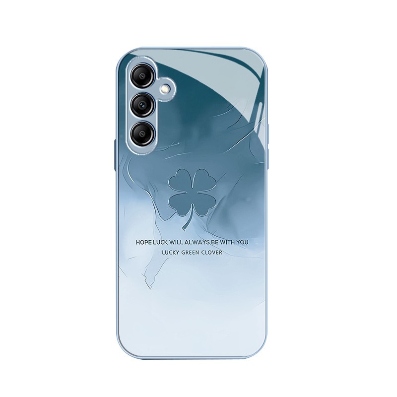 مناسبة لـ Samsung A73 Creative Phone Case S11Plus Lucky من أربع أوراق القشرة S21FE المتقدمة الزجاجي السائل A42 مناسبة لـ Samsung A73 Creative Phone Case S11Plus Lucky من أربع أوراق القشرة S21FE المتقدمة الزجاجي السائل A42