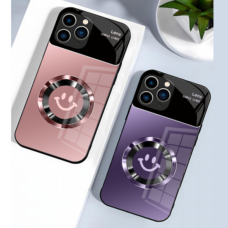 ينطبق على Apple 17 Mobile Phone Case 15 Simplified 14 Smiling Face 13 Lradient Color 12 Glass 11 Hading Plus Inclusive anti Fall ينطبق على Apple 17 Mobile Phone Case 15 Simplified 14 Smiling Face 13 Lradient Color 12 Glass 11 Hading Plus Inclusive anti Fall