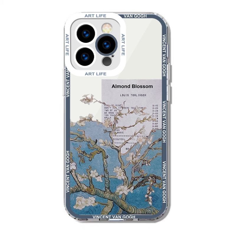 ينطبق على Apple 15Promax van Gogh 11 شريحة شفافة 13 لوحة زيتية ماكس الفن 6 Label XS Puzzle Mini Anti-Fall ينطبق على Apple 15Promax van Gogh 11 شريحة شفافة 13 لوحة زيتية ماكس الفن 6 Label XS Puzzle Mini Anti-Fall