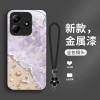 مناسب لـ Redmi K80 Case Mobile Phone K70 Beach Wave K60 Shell 40 Metal Paint 30 Summer Pro Flower Lanyard مناسب لـ Redmi K80 Case Mobile Phone K70 Beach Wave K60 Shell 40 Metal Paint 30 Summer Pro Flower Lanyard