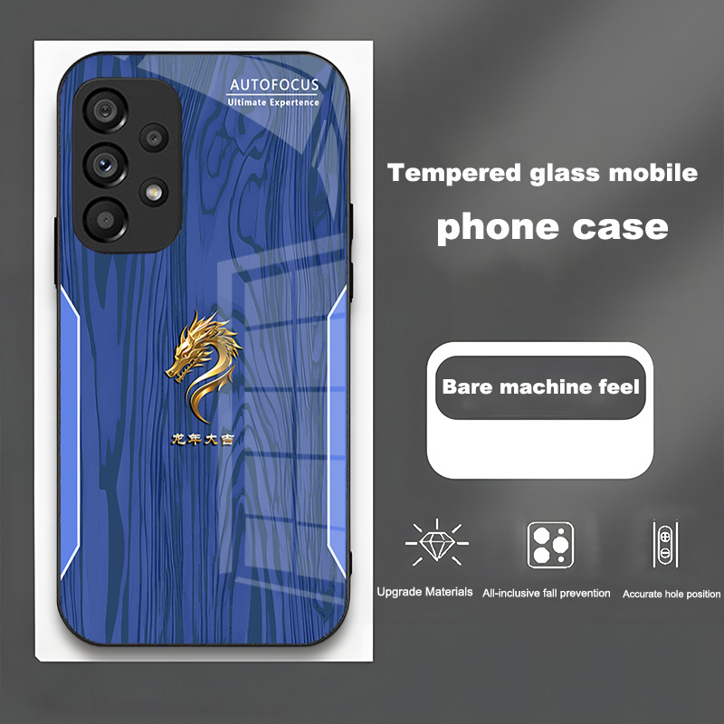 مناسبة لـ Samsung S8 Dragon Year Daji S22 Glass Ultra All Inclusive and Chinese Style S8 Anti-Fall S10 Aliexpress مناسبة لـ Samsung S8 Dragon Year Daji S22 Glass Ultra All Inclusive and Chinese Style S8 Anti-Fall S10 Aliexpress