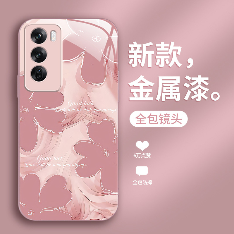 ملطخة Camellia مناسبة لـ Opporeno13 Mobile Phone Case A1 Light Luxury Retro A2 Fashion Trendy Mark ملطخة Camellia مناسبة لـ Opporeno13 Mobile Phone Case A1 Light Luxury Retro A2 Fashion Trendy Mark