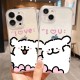 ينطبق على Apple 16 مساءً CASE Mobile Case Cartoon 15 خطوط جرو 14 الأزواج 7 إبداعية XS الشفافة x aliexpress تسليم