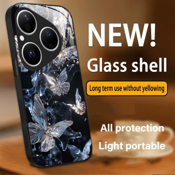 ينطبق على Huawei P80 Case Mobile Phone P70 Hot Model P60 SMUDGE LOVE X70 Butterfly Nova14 Glass X50i Star