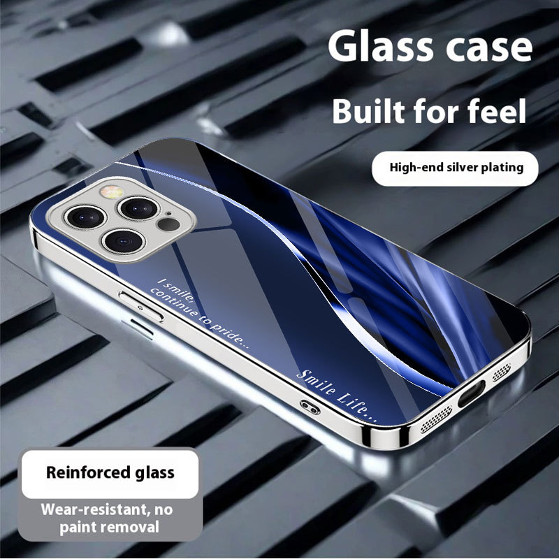 ينطبق على iPhone 16 Mobile Phone Case 15 New Model 14 Smart Apple 13 Line Pro Plating Silver 12 anti fall ينطبق على iPhone 16 Mobile Phone Case 15 New Model 14 Smart Apple 13 Line Pro Plating Silver 12 anti fall