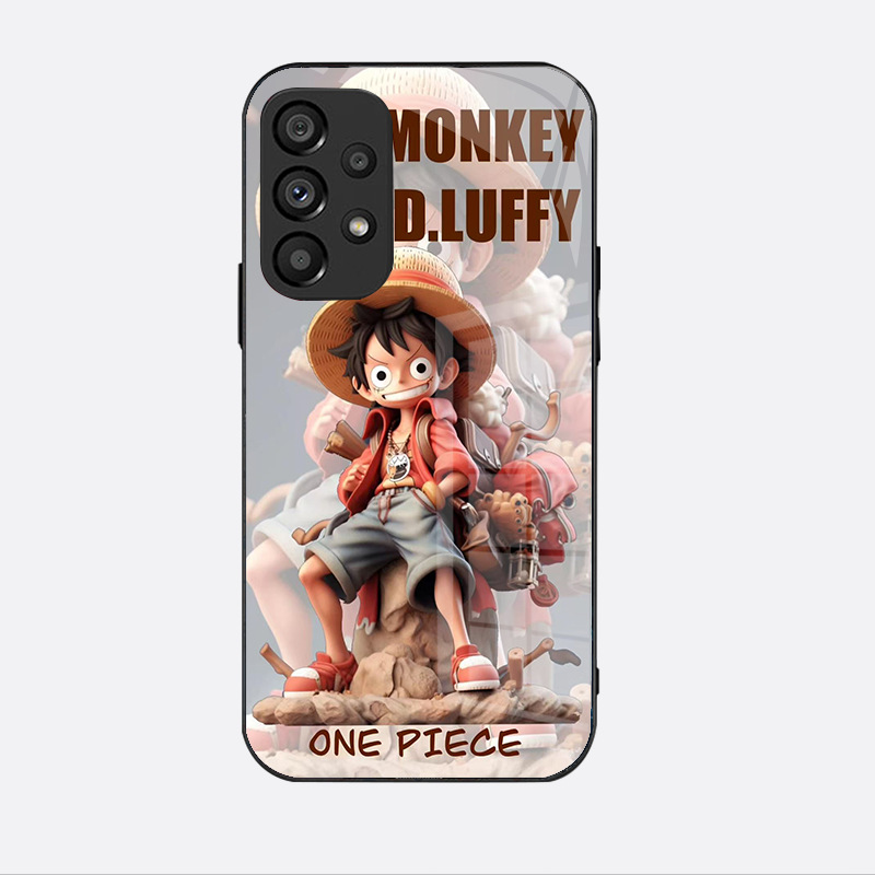 مناسبة لـ Samsung S23 Ultra One Piece 20 Dragon Ball S11 Luffy & Zoro S8 Glass 23 Goku Fe Anti-Fall مناسبة لـ Samsung S23 Ultra One Piece 20 Dragon Ball S11 Luffy & Zoro S8 Glass 23 Goku Fe Anti-Fall