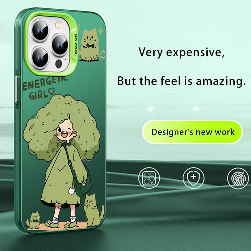 ينطبق على iPhone15 Promax Phone Case Mini زوجين 16 Cat Petting Men and Women 14 Fashion XS Color Silver XR anti-fall ينطبق على iPhone15 Promax Phone Case Mini زوجين 16 Cat Petting Men and Women 14 Fashion XS Color Silver XR anti-fall