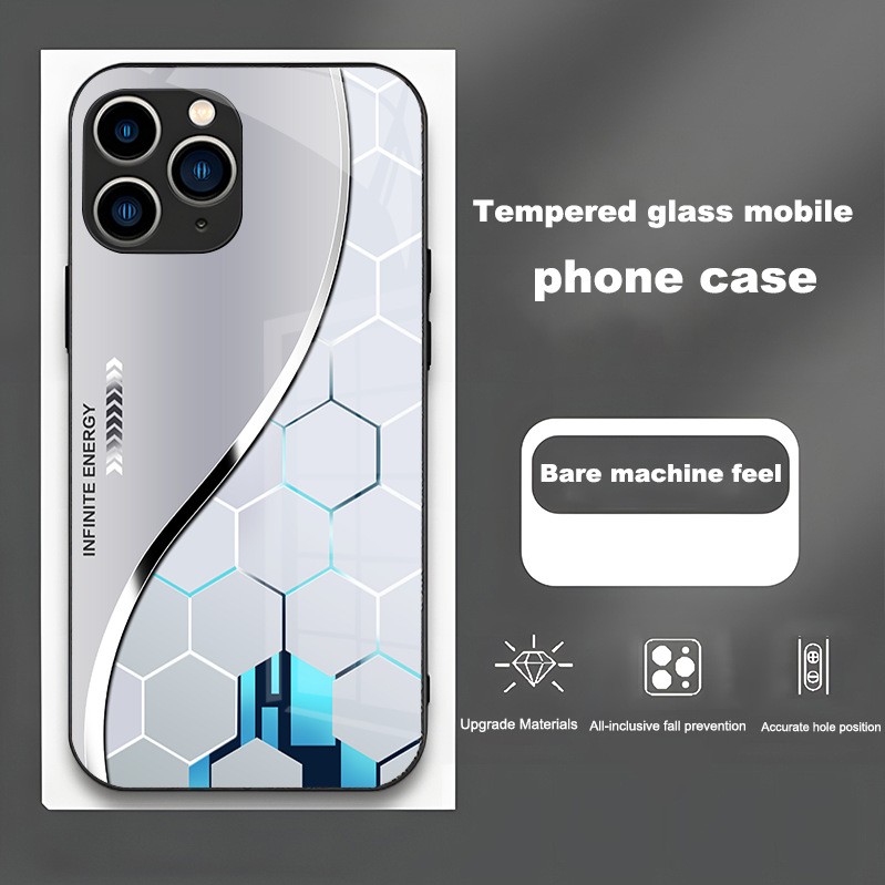 ينطبق على Apple 15 Mechanical Syke 14Pro Trend 13/12Promax Business Drop 11promax Glass Shell ينطبق على Apple 15 Mechanical Syke 14Pro Trend 13/12Promax Business Drop 11promax Glass Shell