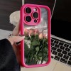 الورد الرومانسي الوردي القابل للتطبيق على Apple Phone Case 15/14/13/12/11PROMAX ART X/XR Personality 78 الورد الرومانسي الوردي القابل للتطبيق على Apple Phone Case 15/14/13/12/11PROMAX ART X/XR Personality 78