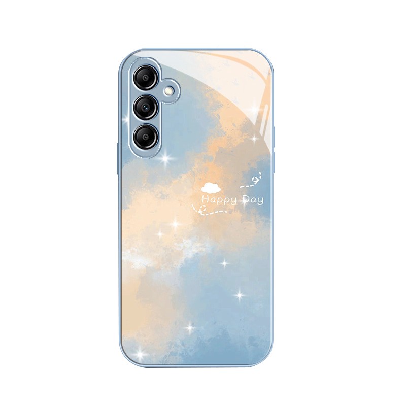 مناسبة لـ Samsung A14 تقديم حالة الهاتف المحمول A20 Niche Creative A30 Lradient Color S11 Liquid Glass Beend مناسبة لـ Samsung A14 تقديم حالة الهاتف المحمول A20 Niche Creative A30 Lradient Color S11 Liquid Glass Beend