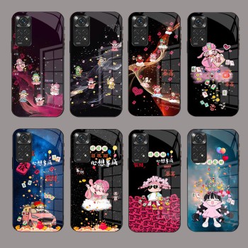 مناسبة لـ Redmi K80Pro God of Wealth Mobile Case K70 ، قم بتوضيح مذكرة ثروة كل ما أريد أن أكون K40 Get Rich A1 Glass