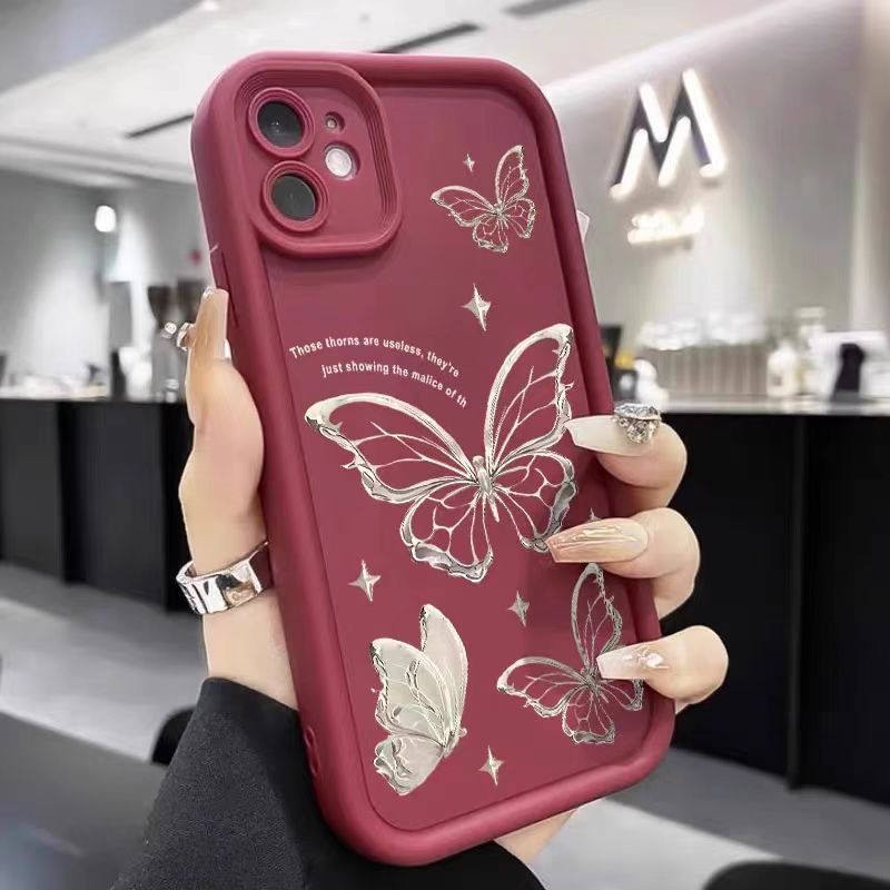 فراشة بسيطة مناسبة ل Samsung S25ultra S25 S24ULTRA A15 A55 CASE SAMSUNG S24 فراشة بسيطة مناسبة ل Samsung S25ultra S25 S24ULTRA A15 A55 CASE SAMSUNG S24