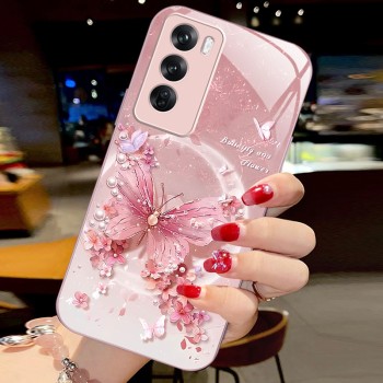 الفراشة ضوء القمر مناسبة لـ Opporeno14 Case Mobile Phone Case A1 Creative Flower A2INS Style A8 Hadend Sense Pro Liquid