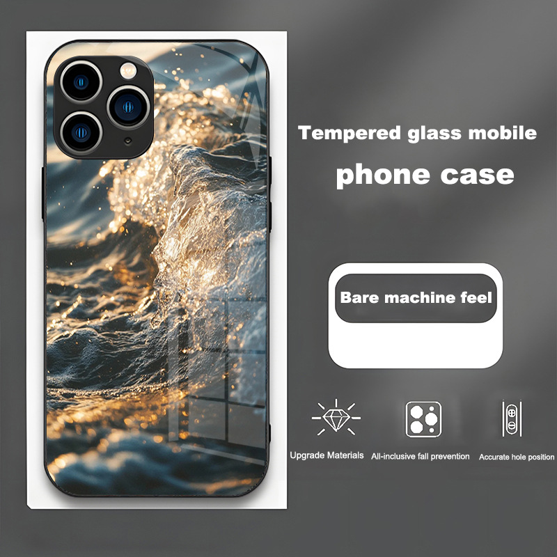 المياه المتدفقة والذهب مناسبة لـ Apple 14 بالإضافة إلى Zhaocai Max Glass Pro Product Hot Product Proplus Internet Celebrity 7/8 Sene المياه المتدفقة والذهب مناسبة لـ Apple 14 بالإضافة إلى Zhaocai Max Glass Pro Product Hot Product Proplus Internet Celebrity 7/8 Sene