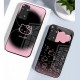 ينطبق على Redmi K80 Case Mobile Phone Case K70 Cartoon 10 Lradient K60 Kidie Cat Pro Glass K30 Pink K40 Girls