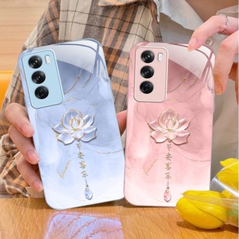 الحبر والغسيل لوتس مناسبًا لحالة الهاتف المحمول OPPOA1 A2 A2 A3 A3 الصينية A8 Glass A9 A9