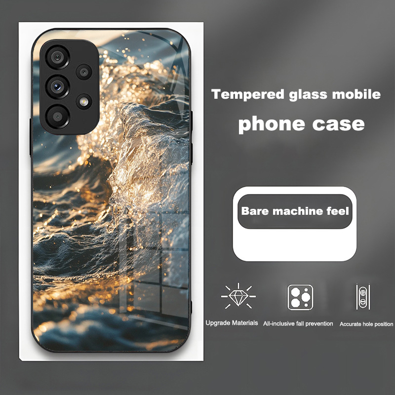الماء المتدفق والذهب مناسبان لـ Samsung S21 Zhaocai S Glass Ultra Hot بالإضافة الماء المتدفق والذهب مناسبان لـ Samsung S21 Zhaocai S Glass Ultra Hot بالإضافة