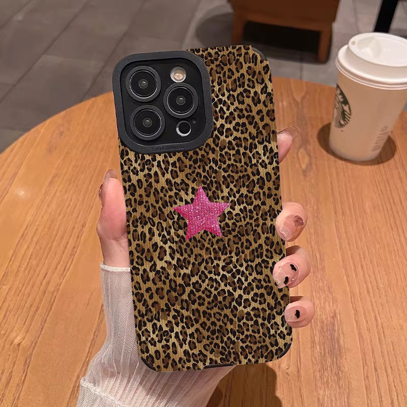 نجم Leopard-Print 17 17air مناسب لـ Apple 17Promax 17Pro 16Pro Case 16Promax نجم Leopard-Print 17 17air مناسب لـ Apple 17Promax 17Pro 16Pro Case 16Promax
