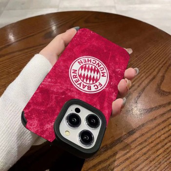 شعار فريق بايرن مناسب لـ Apple 17 17Promax 17air 16 Case Soft 15 14 13 11 XS