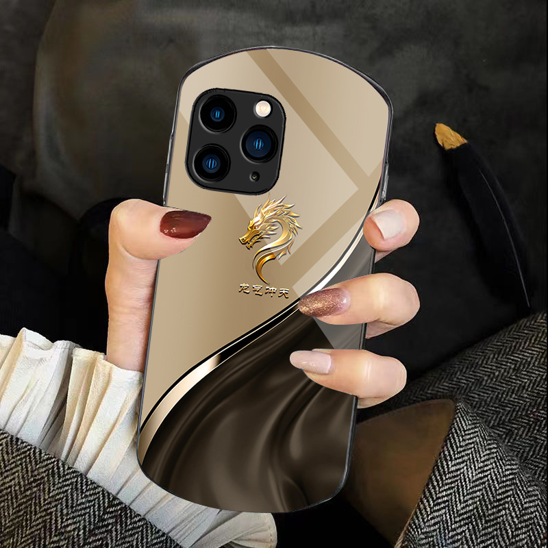 ينطبق على Apple 15 Dragon Qi Chongtian 13max Oval 11 Cloth Pattern 12mini Anti-Fall iPhone x aliexpress ينطبق على Apple 15 Dragon Qi Chongtian 13max Oval 11 Cloth Pattern 12mini Anti-Fall iPhone x aliexpress