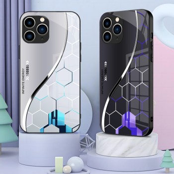 ينطبق على Apple 15 Mechanical Syke 14Pro Trend 13/12Promax Business Drop 11promax Glass Shell