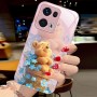 ينطبق على OPPOFINDX8 للهاتف المحمول CASE X7 Cartoon Pro Winnie Bear A32 Blue Flowers A96 Liquid A97 لطيف
