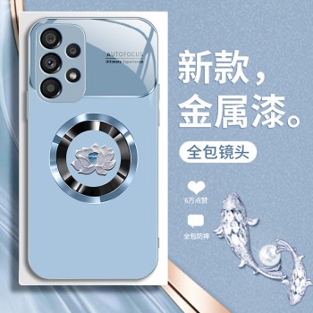 مناسبة لـ Samsung S23 Ultra Metal Liquid S21 Ring Lotus S10E Advanced Anti Fall S20 Aliexpress