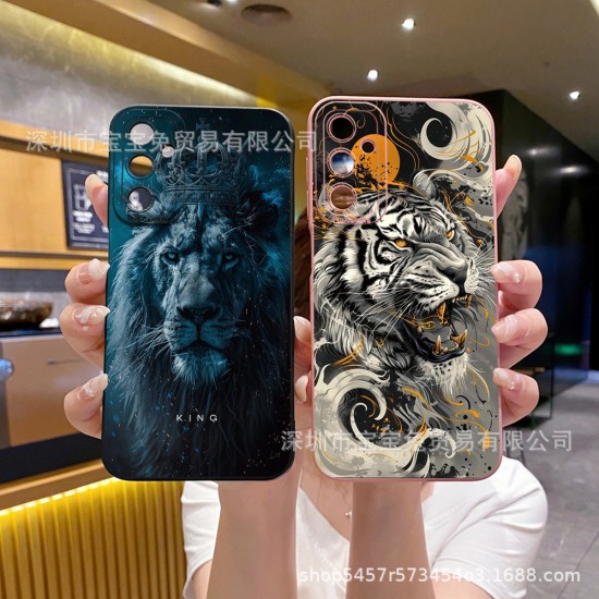 مناسبة لحالة الحماية من Samsung A36 A56 Lion King Pupil Eye Eye Protection Protection