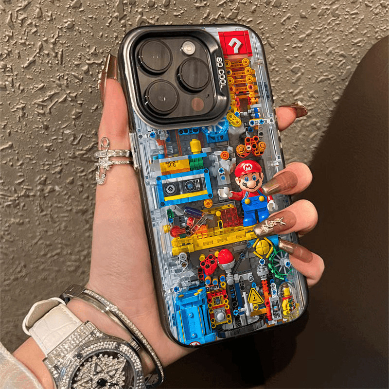 ماريو ميكانيكي مناسب لـ Apple 15 CASE للهاتف المحمول iPhone 14 Color Silver Case 13 Tide 12 anti fall mate60pro ماريو ميكانيكي مناسب لـ Apple 15 CASE للهاتف المحمول iPhone 14 Color Silver Case 13 Tide 12 anti fall mate60pro