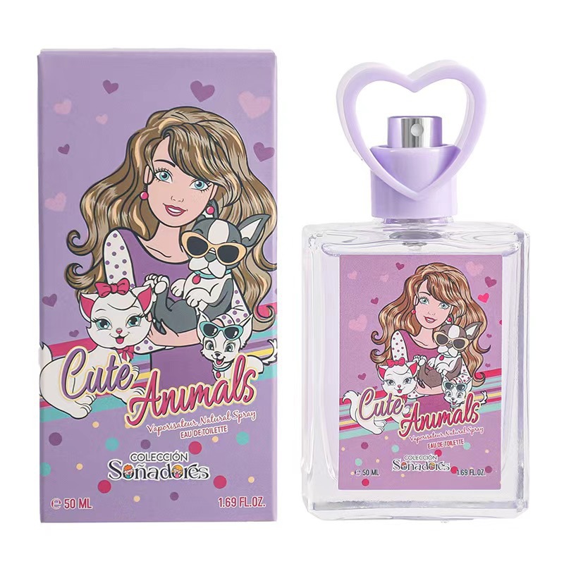 التجارة الخارجية عبر الحدود 50 مل العطور الرسوم المتحركة للأطفال العطور كاريكاتورية للأطفال التجارة الخارجية بالجملة