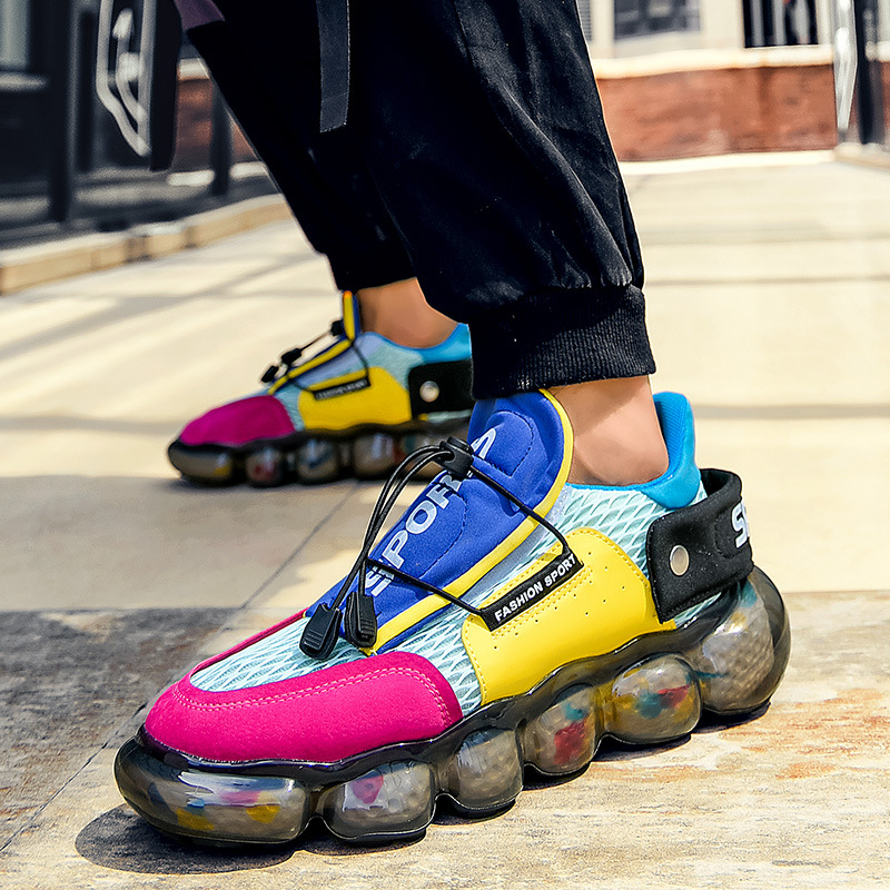 أحذية رياضية رجالية صيفية مريحة قابلة للتنفس , تصميم ابداعي مميز