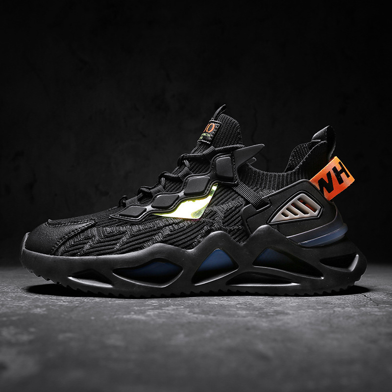 أحذية رياضية رجالية عالية الجودة قابلة للتنفس مضادة للانزلاق أحذية ركض مريحة وعصرية لفصل الصيف والخريف والمشي الخفيف