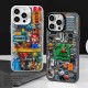 ماريو ميكانيكي مناسب لـ Apple 15 CASE للهاتف المحمول iPhone 14 Color Silver Case 13 Tide 12 anti fall mate60pro