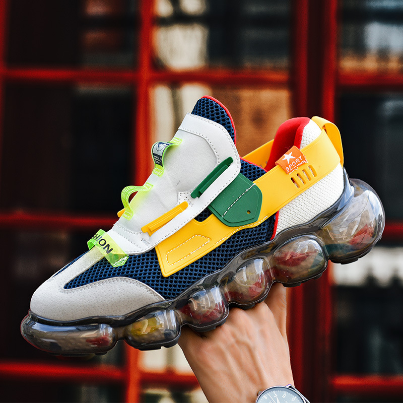 أحذية رياضية رجالية صيفية مريحة قابلة للتنفس , تصميم ابداعي مميز