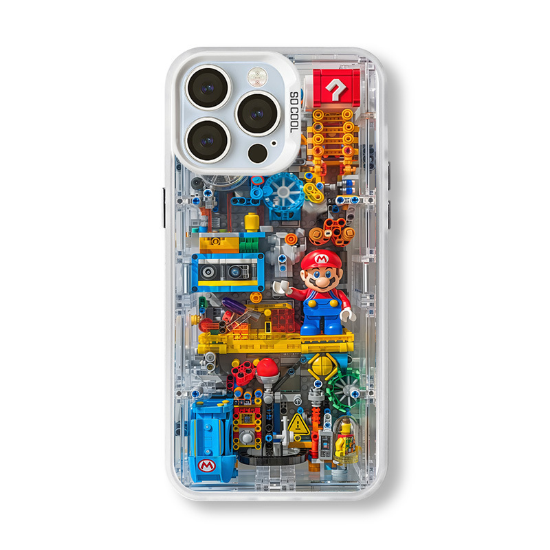 ماريو ميكانيكي مناسب لـ Apple 15 CASE للهاتف المحمول iPhone 14 Color Silver Case 13 Tide 12 anti fall mate60pro ماريو ميكانيكي مناسب لـ Apple 15 CASE للهاتف المحمول iPhone 14 Color Silver Case 13 Tide 12 anti fall mate60pro
