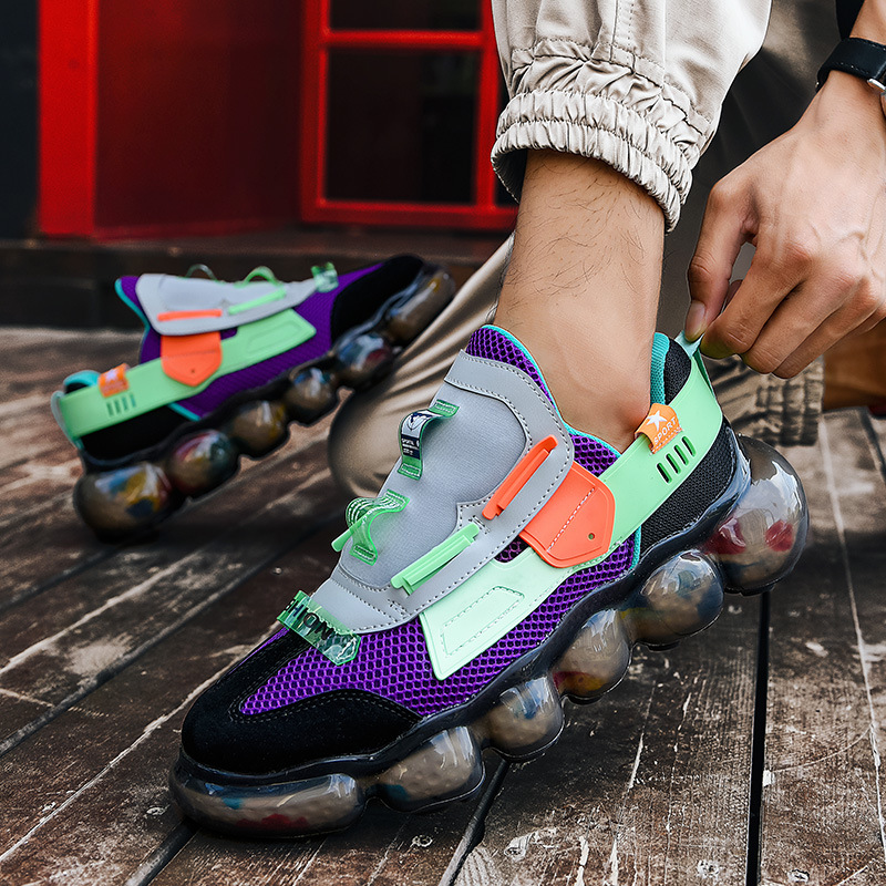 أحذية رياضية رجالية صيفية مريحة قابلة للتنفس , تصميم ابداعي مميز