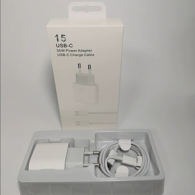 شاحن PD35W مناسب لـ Apple iPhone 15 شحن رأس British Fast Charging Cable Type-C Charging Cable شاحن PD35W مناسب لـ Apple iPhone 15 شحن رأس British Fast Charging Cable Type-C Charging Cable
