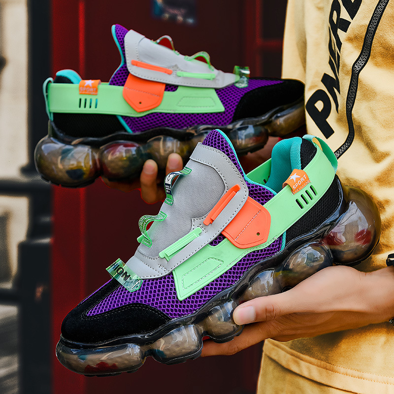 أحذية رياضية رجالية صيفية مريحة قابلة للتنفس , تصميم ابداعي مميز