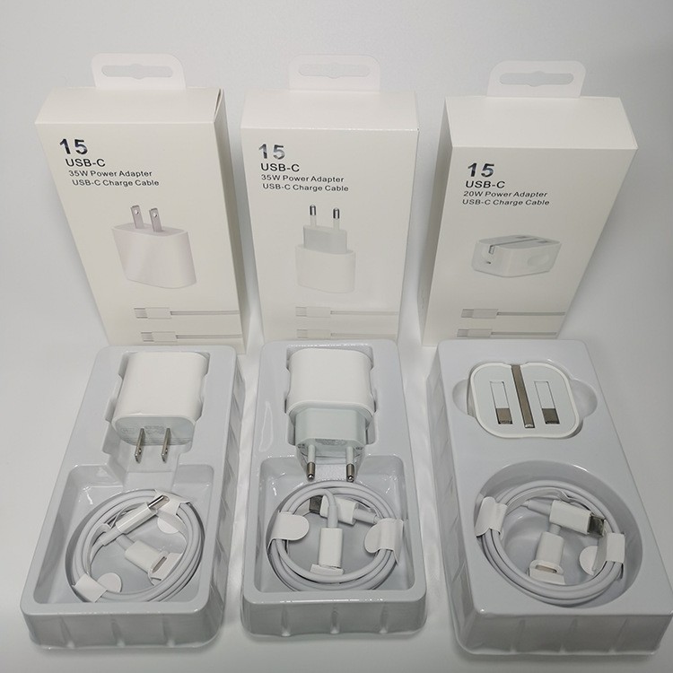 شاحن PD35W مناسب لـ Apple iPhone 15 شحن رأس British Fast Charging Cable Type-C Charging Cable شاحن PD35W مناسب لـ Apple iPhone 15 شحن رأس British Fast Charging Cable Type-C Charging Cable