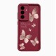 جراب الفراشة لهاتف Samsung A15/A5 S24 Ultra/S23FE S22 مضاد للسقوط A24/A23 ناعم