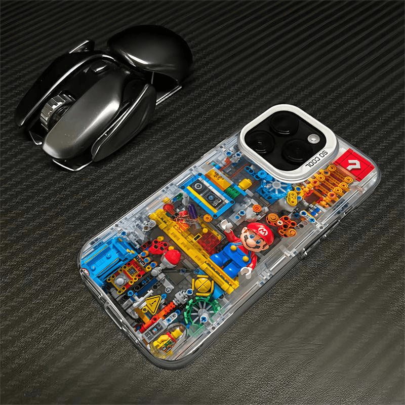 ماريو ميكانيكي مناسب لـ Apple 15 CASE للهاتف المحمول iPhone 14 Color Silver Case 13 Tide 12 anti fall mate60pro ماريو ميكانيكي مناسب لـ Apple 15 CASE للهاتف المحمول iPhone 14 Color Silver Case 13 Tide 12 anti fall mate60pro