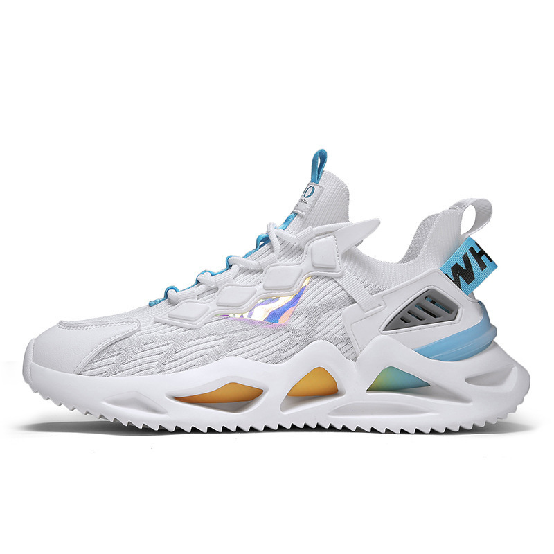 أحذية رياضية رجالية عالية الجودة قابلة للتنفس مضادة للانزلاق أحذية ركض مريحة وعصرية لفصل الصيف والخريف والمشي الخفيف