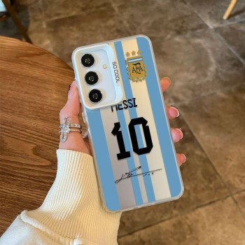 كفرات منخبات وأندية كرة القدم العالمية لأجهزة هواتف سامسونحSamsung A55 35 A56 Case S24ultra World Cup S23/Note20ultra/25/16