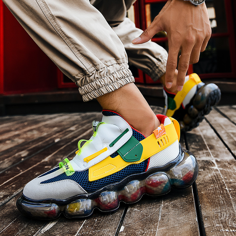 أحذية رياضية رجالية صيفية مريحة قابلة للتنفس , تصميم ابداعي مميز