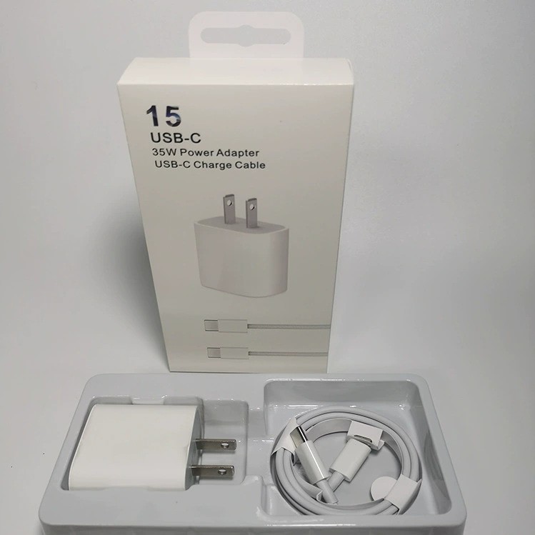 شاحن PD35W مناسب لـ Apple iPhone 15 شحن رأس British Fast Charging Cable Type-C Charging Cable شاحن PD35W مناسب لـ Apple iPhone 15 شحن رأس British Fast Charging Cable Type-C Charging Cable