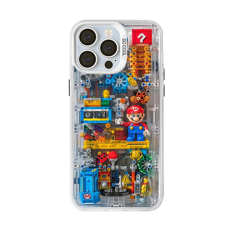 ماريو ميكانيكي مناسب لـ Apple 15 CASE للهاتف المحمول iPhone 14 Color Silver Case 13 Tide 12 anti fall mate60pro ماريو ميكانيكي مناسب لـ Apple 15 CASE للهاتف المحمول iPhone 14 Color Silver Case 13 Tide 12 anti fall mate60pro