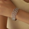 سوار متعدد الطبقات مطلب بالذهب الحقيقي عيار 18K سوار متعدد الطبقات مطلب بالذهب الحقيقي عيار 18K